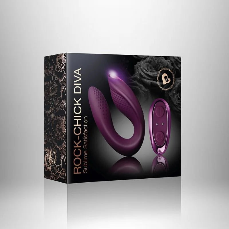 Rocks Off Rock Chick Diva Vibrator - Purple