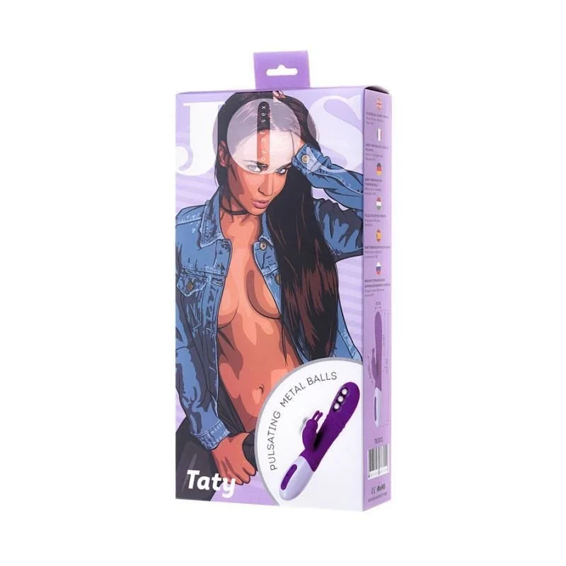 JOS Taty Pulsating Rabbit Vibrator - Purple