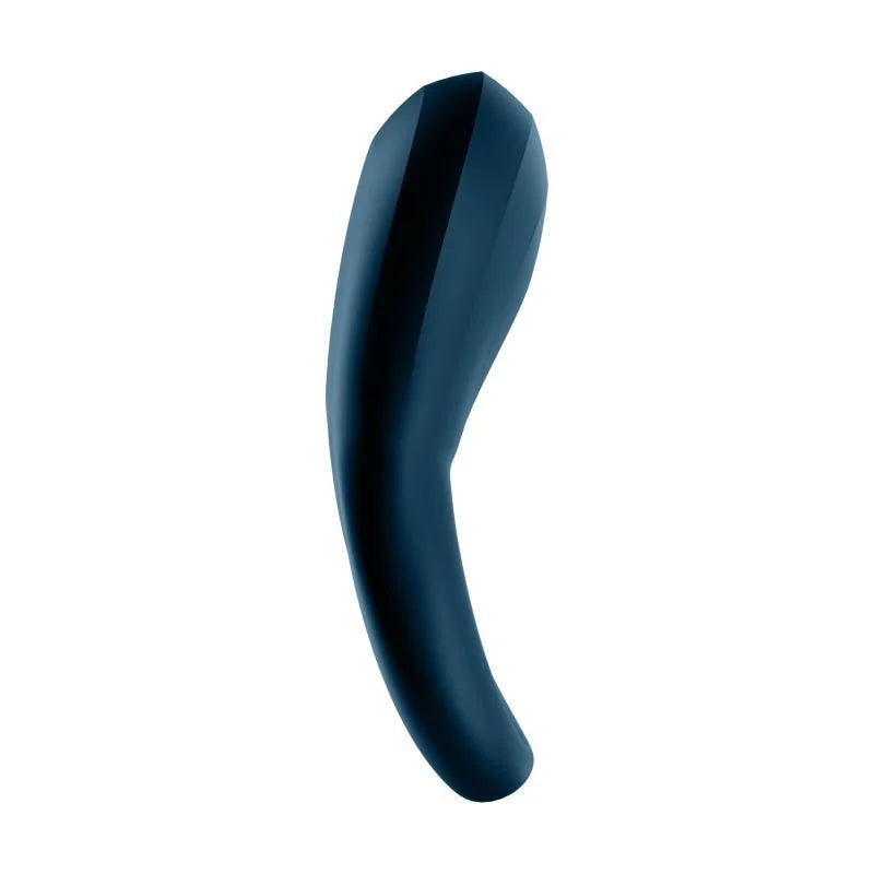 Satisfyer Epic Duo Vibrating Cock Ring with Bluetooth Connect App - Blue