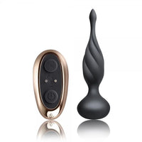Rocks Off Petite Sensation Discover Butt Plug w Remote - Black