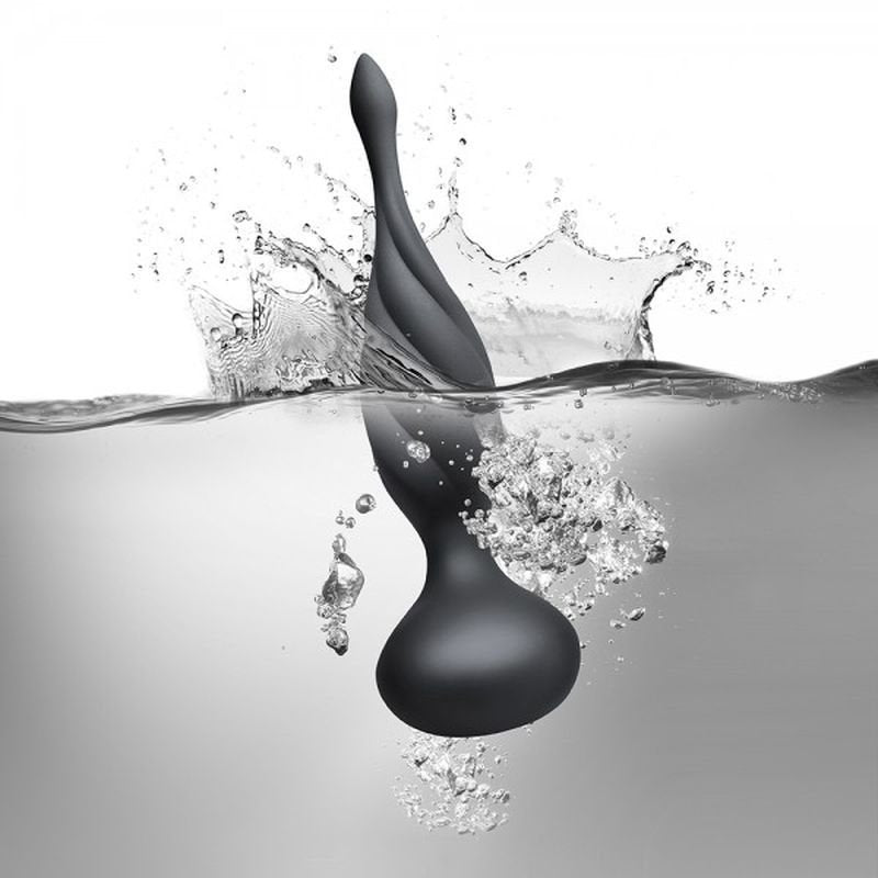 Rocks Off Petite Sensation Discover Butt Plug w Remote - Black