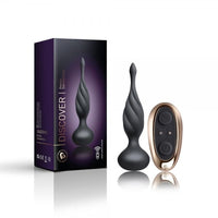 Rocks Off Petite Sensation Discover Butt Plug w Remote - Black