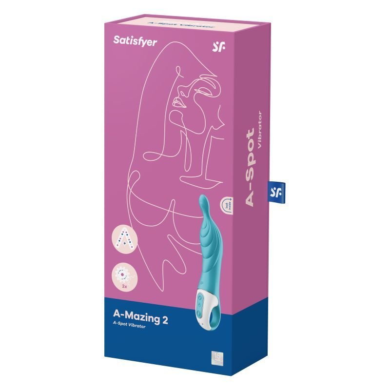 Satisfyer A-mazing 2 Vibrator - Turquoise