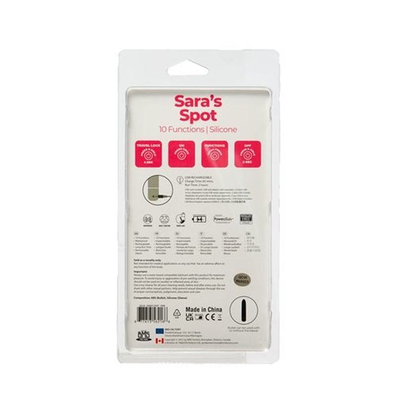 PowerBullet Power Bullet Sara's Spot Vibrator - Pink