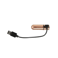 PowerBullet Power Bullet First Class 6cm Rechargeable w Crystal - Rose Gold