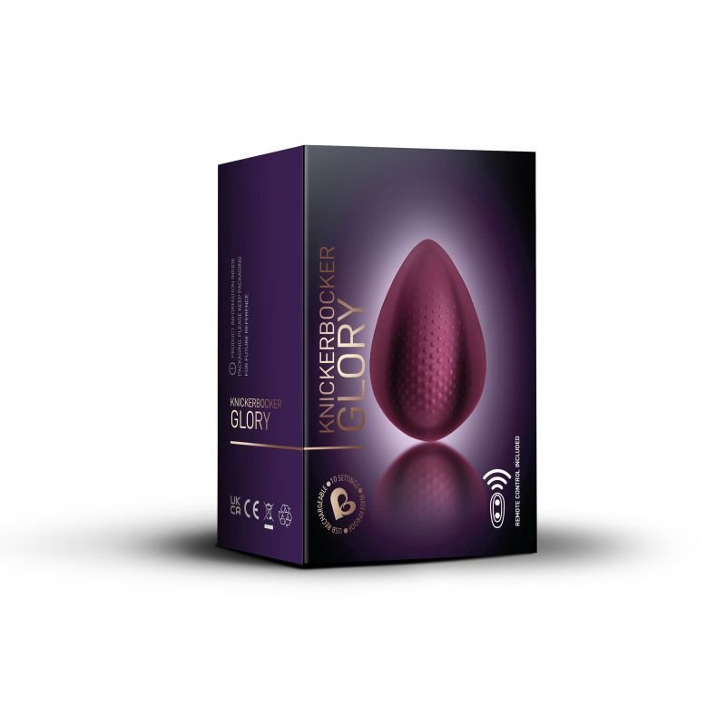 Rocks Off Knickerbocker Glory Panty Vibe Vibrator - Burgundy