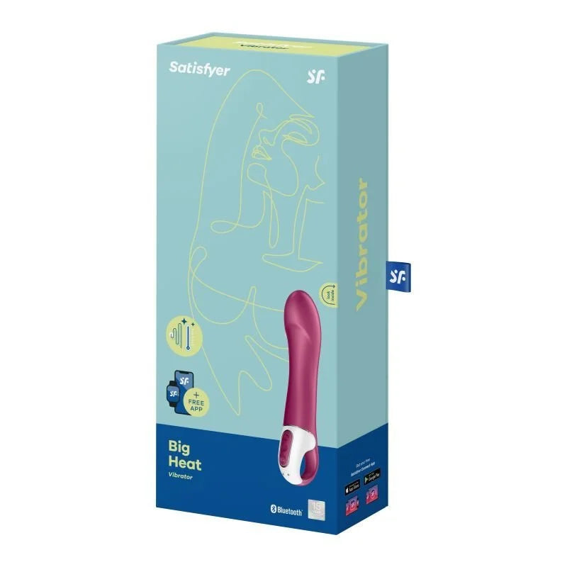 Satisfyer Big Heat Warming G-Spot Vibrator - Plum
