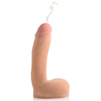 Loadz Dual Density Squirting Dildo w Balls Reservoir - 8"