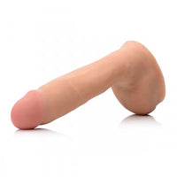 Loadz Dual Density Squirting Dildo w Balls Reservoir - 8"