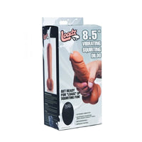 Loadz Dual Density Squirting Dildo Medium Skin Tone w Remote - 8.5"