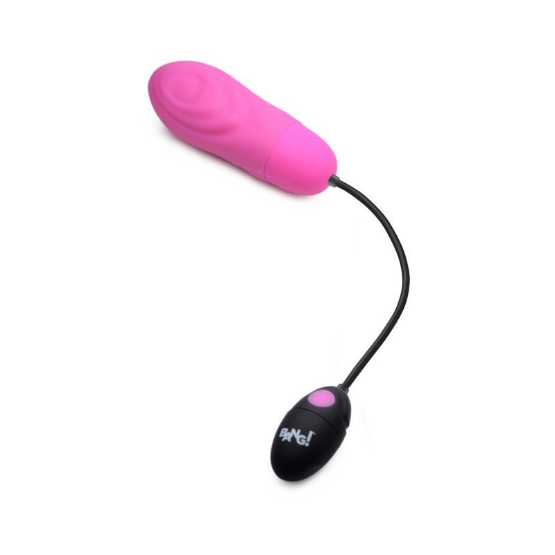 Bang 7X Pulsing Rechargeable Vibrating Bullet - Pink