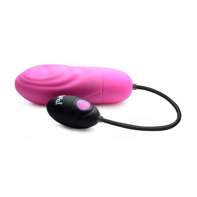 Bang 7X Pulsing Rechargeable Vibrating Bullet - Pink
