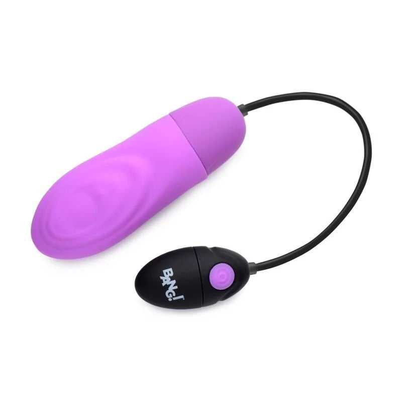 Bang 7X Pulsing Rechargeable Vibrating Bullet - Purple