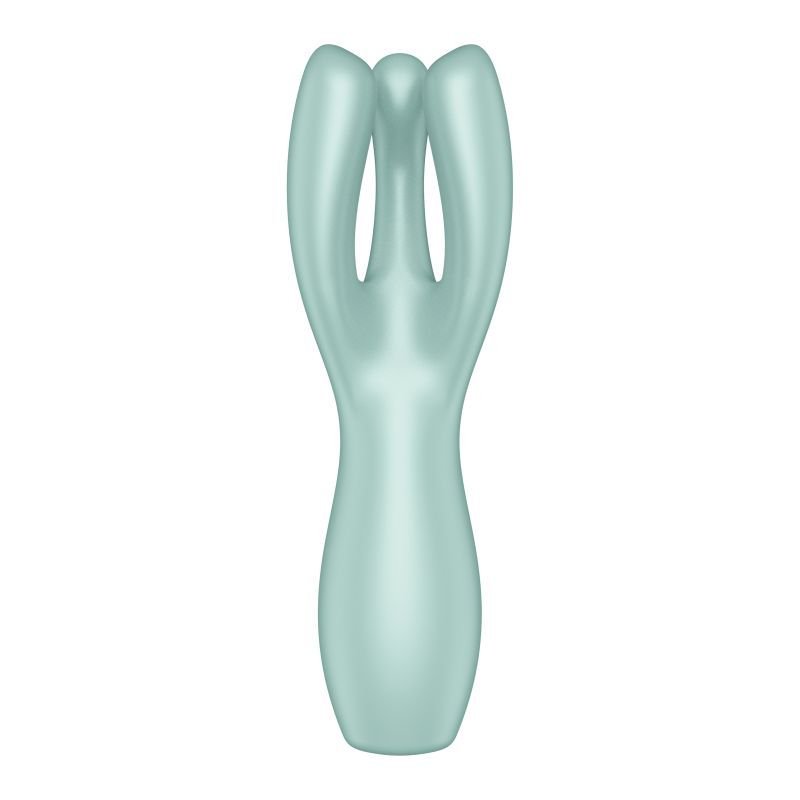 Satisfyer Threesome 3 Layon Vibrator Mint - Green