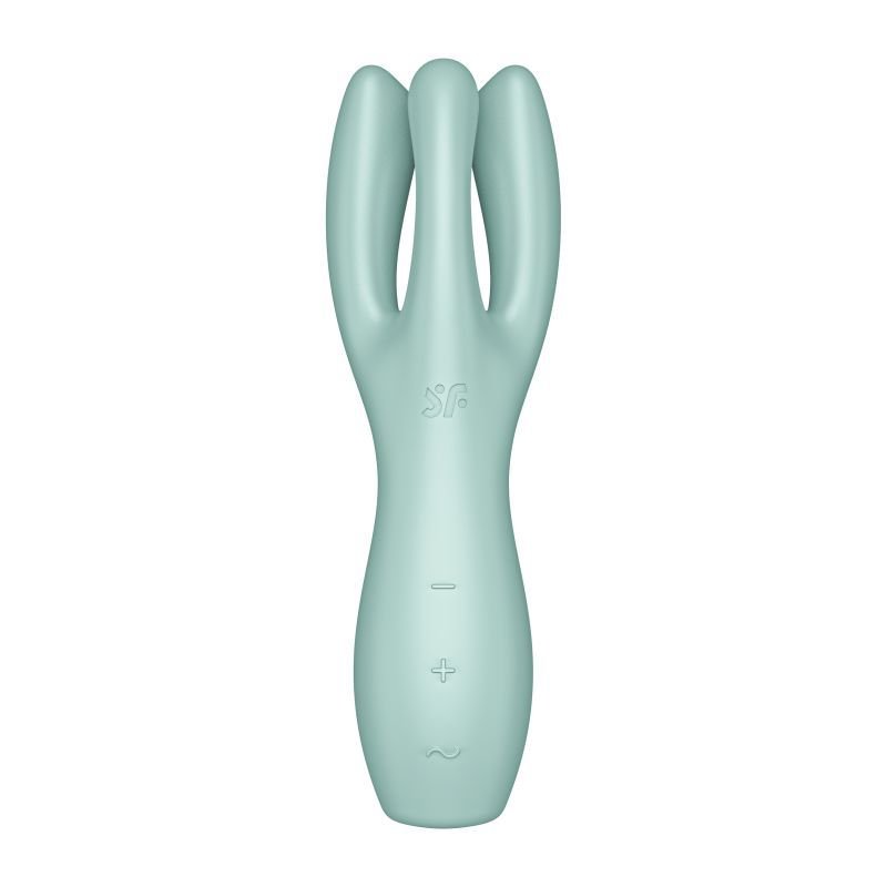 Satisfyer Threesome 3 Layon Vibrator Mint - Green