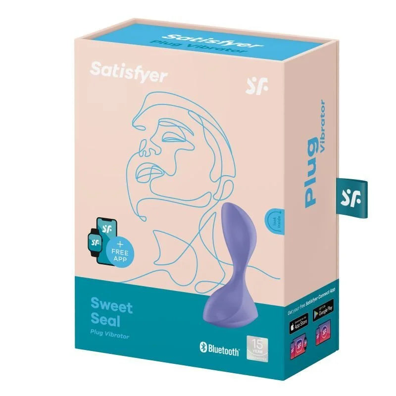 Satisfyer Sweet Seal Vibrating Butt Plug - Lilac