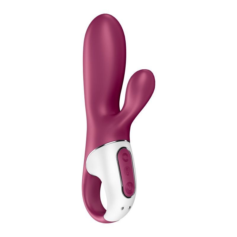 Satisfyer Hot Bunny Connect App Warming Vibrator Rabbit Vibrator - Burgundy