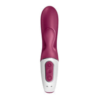 Satisfyer Hot Bunny Connect App Warming Vibrator Rabbit Vibrator - Burgundy