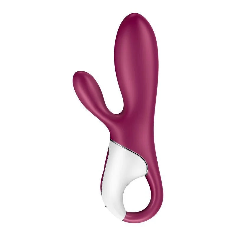 Satisfyer Hot Bunny Connect App Warming Vibrator Rabbit Vibrator - Burgundy