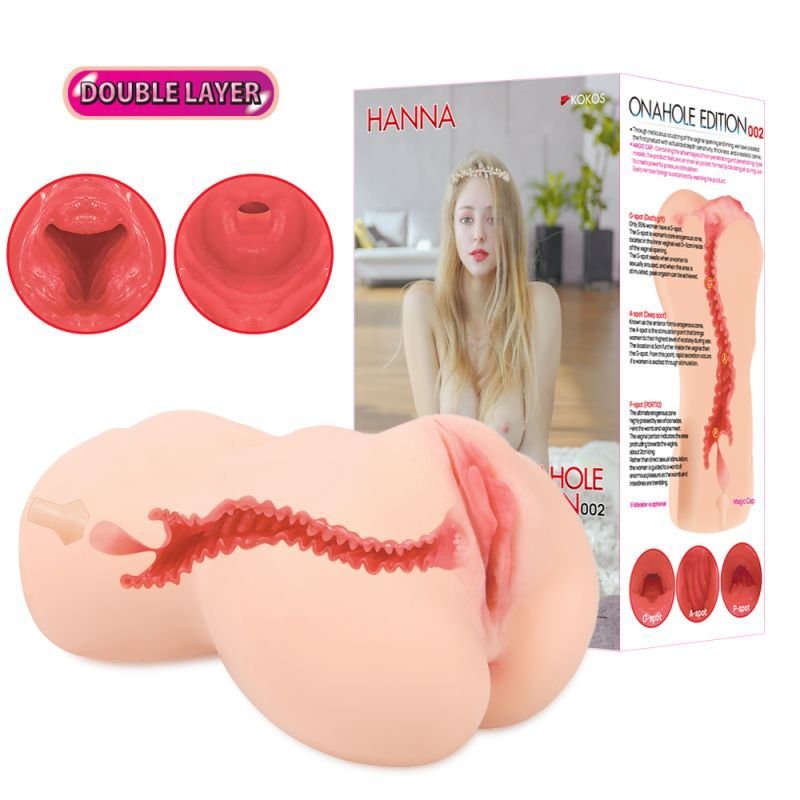 Hanna Onahole 2 Dual Layer 1:1 Handheld Pussy Masturbator