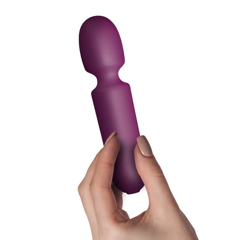 Rocks Off SugarBoo Playful Passion Wand Vibe Burgundy Vibrator - Burgundy