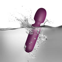 Rocks Off SugarBoo Playful Passion Wand Vibe Burgundy Vibrator - Burgundy
