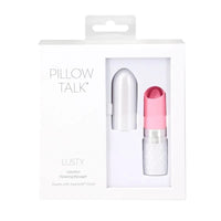 Pillow Talk Lusty Flickering Clitoral Vibrator - Pink