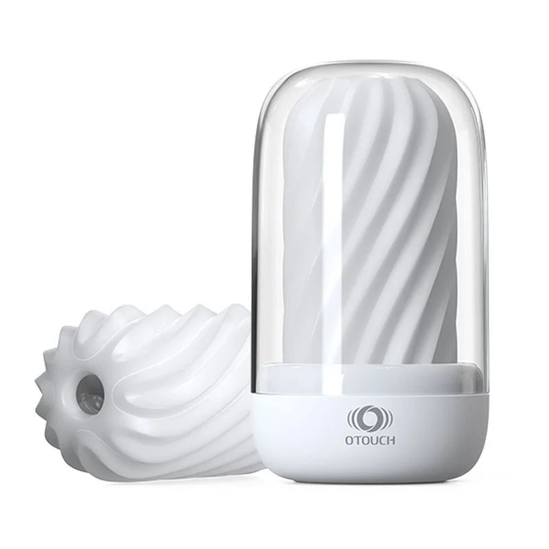 OTouch DECOR 2 Masturbator Sleeve w UV Sterilization and Heating Unit - Clear