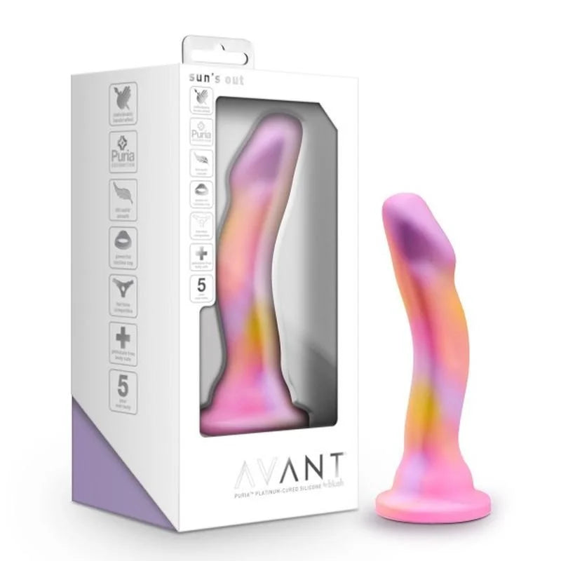 Avant Suns Out Pink Silicone Dildo - Pink