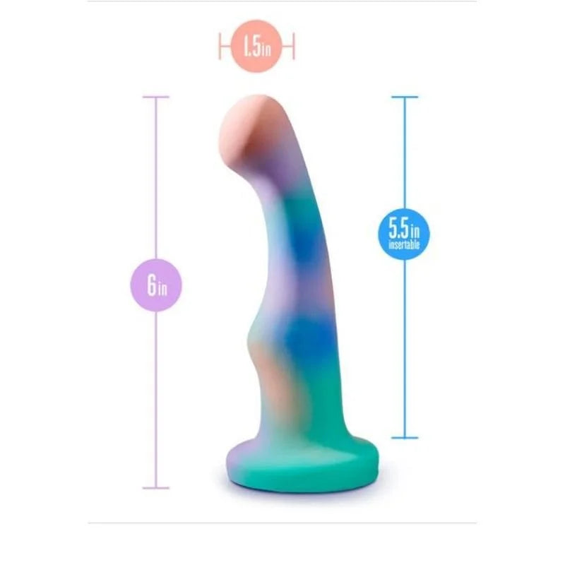 Avant Opal Dreams Aqua Silicone Dildo - Aqua