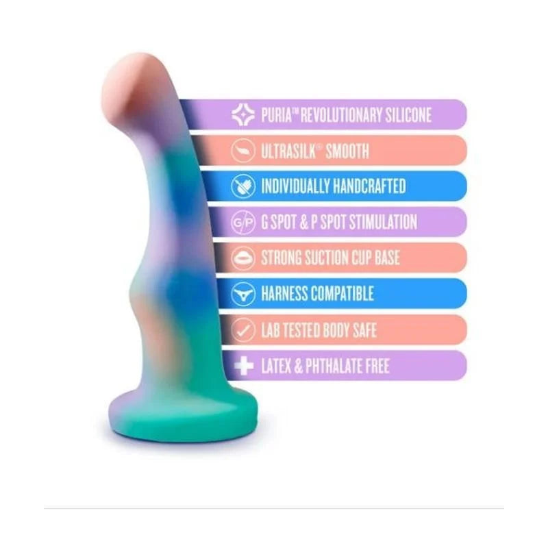 Avant Opal Dreams Aqua Silicone Dildo - Aqua