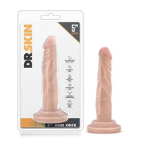 Dr Skin 5in Mini Cock Beige Anal Plug 5" - Beige
