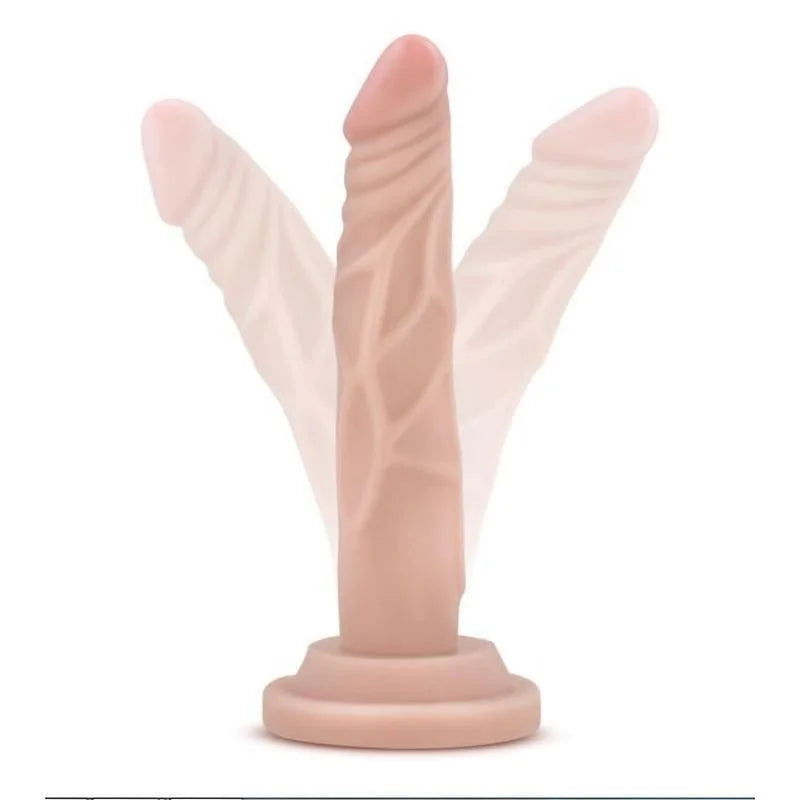Dr Skin 5in Mini Cock Beige Anal Plug 5" - Beige