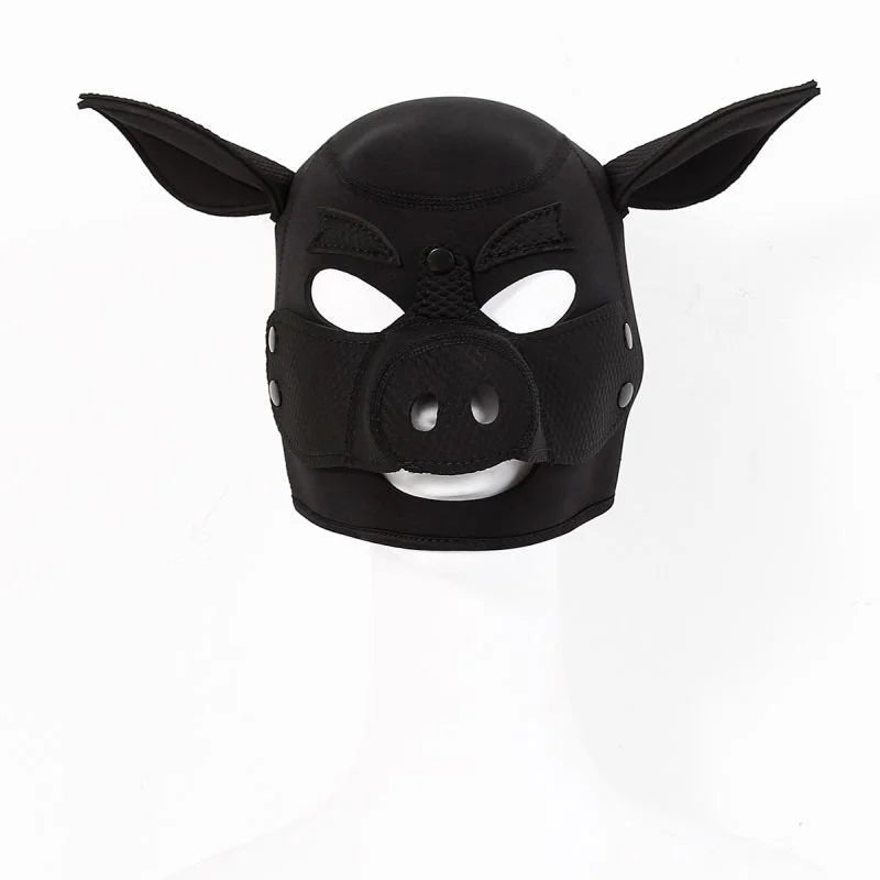 Daytona Neoprene Pig Mask - Black