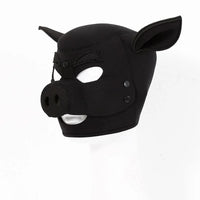 Daytona Neoprene Pig Mask - Black