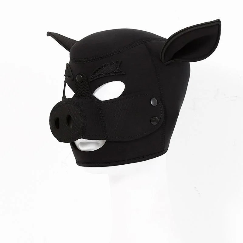 Daytona Neoprene Pig Mask - Black
