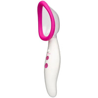 Doc Johnson Automatic Vibrating Rechargeable Pussy Pump - White