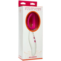 Doc Johnson Automatic Vibrating Rechargeable Pussy Pump - White