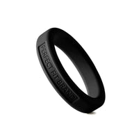 Pefect Fit Classic Silicone Medium Stretch Penis Ring 44mm Black