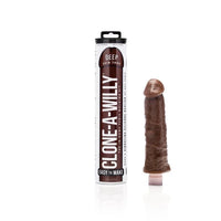 Clone a Willy Deep Skin Tone Dildo - Brown