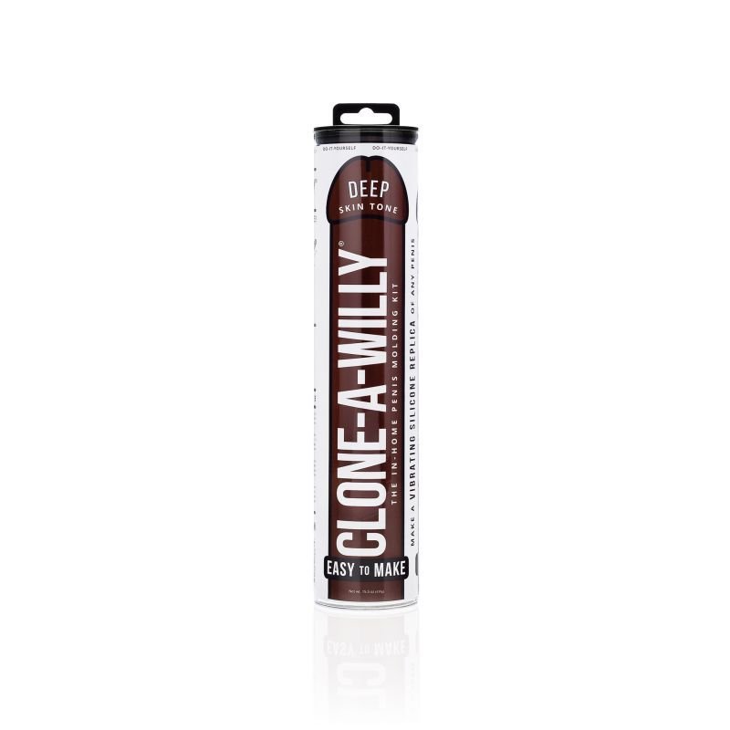 Clone a Willy Deep Skin Tone Dildo - Brown