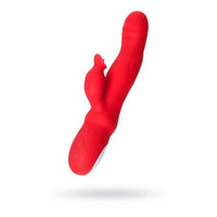 JOS Redli Heating and Rotating Rabbit Tickler - Red