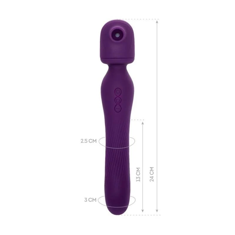 JOS Kisom 2" 1 Wand Stimulator  - Violet