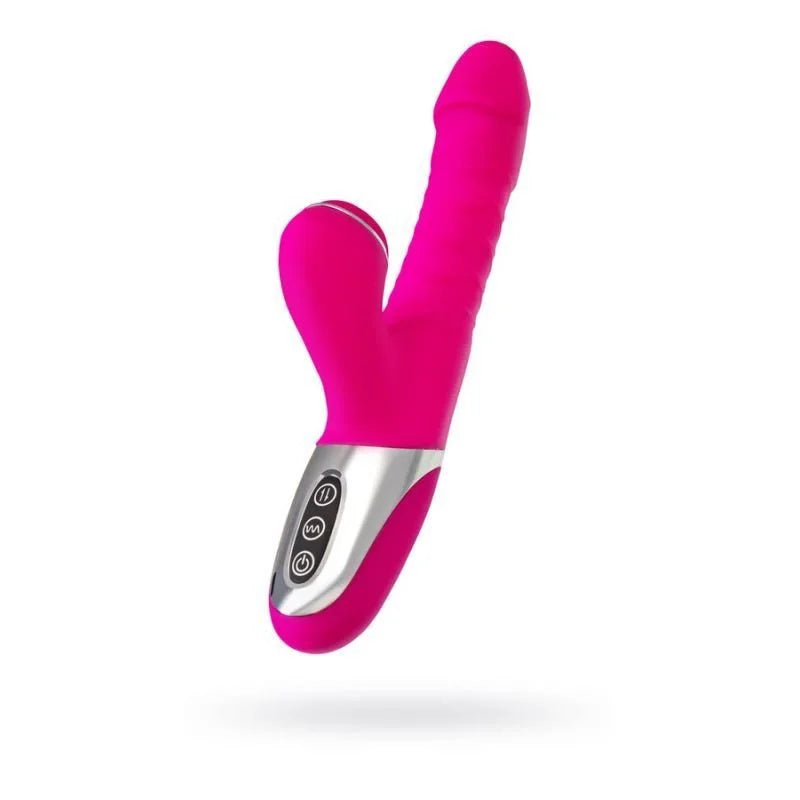 JOS To-Frolly Thrusting and Sucking Vibrator - Pink