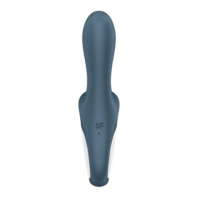 Satisfyer Air Pump Booty 2 Inflatable Anal Vibrator 7" - Grey