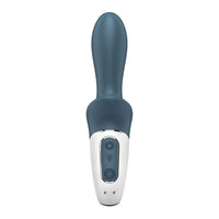 Satisfyer Air Pump Booty 2 Inflatable Anal Vibrator 7" - Grey