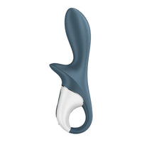 Satisfyer Air Pump Booty 2 Inflatable Anal Vibrator 7" - Grey