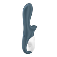 Satisfyer Air Pump Booty 2 Inflatable Anal Vibrator 7" - Grey