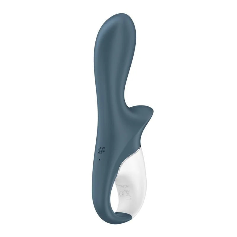 Satisfyer Air Pump Booty 2 Inflatable Anal Vibrator 7" - Grey