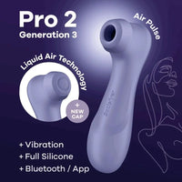 Satisfyer Pro 2 Gen 3 App Control Clitoral Stimulator - Lilac